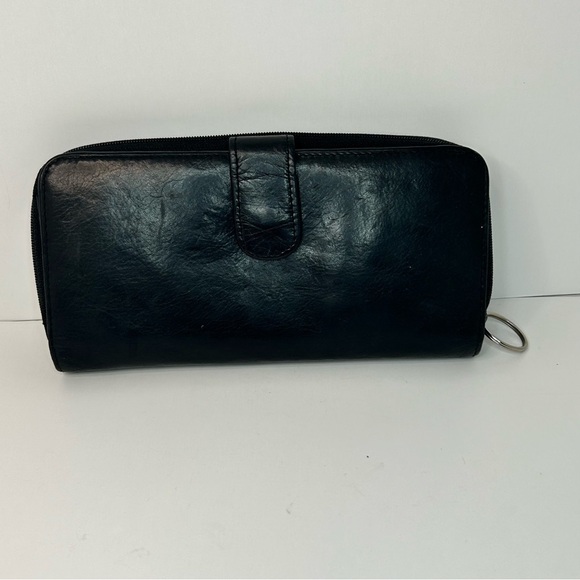 Roots Black Faux Leather Wallet - Picture 14 of 16